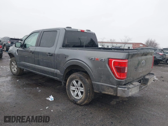2023 Ford F-150 XL with VIN 1FTFW1E5XPFA34750, listed as a IAAI auction lot 41151167 with 47,175 mi miles. Bid and sale history available at carsss.com. Image 3.