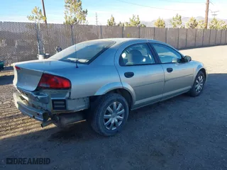 2004 Dodge Stratus SE with VIN 1B3EL36X24N267301, listed as a IAAI auction lot 41402238 with 143,579 mi miles. Bid and sale history available at carsss.com. Image 4.