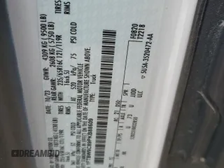 2023 Ford Transit Cargo с VIN 1FTBW9C89PKB88609, выставлен на аукционе Copart как лот 54909845 с пробегом 25 083 миль миль и Списание • Salvage title. История ставок и продаж доступна на DreamBid. Изображение 13.