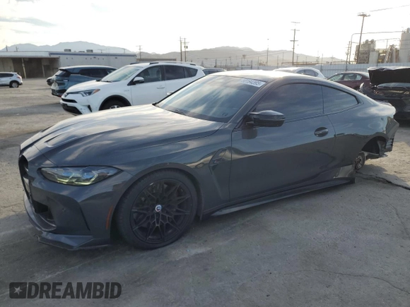 2023 BMW M4 Competition xDrive z VIN WBS43AZ02PCL21167, wystawiony jako Copart lot #50194395 z przebiegiem 34 506 mil mil oraz Szkoda całkowita • Salvage title. Historia ofert i sprzedaży dostępna na DreamBid. Obrazek 1.