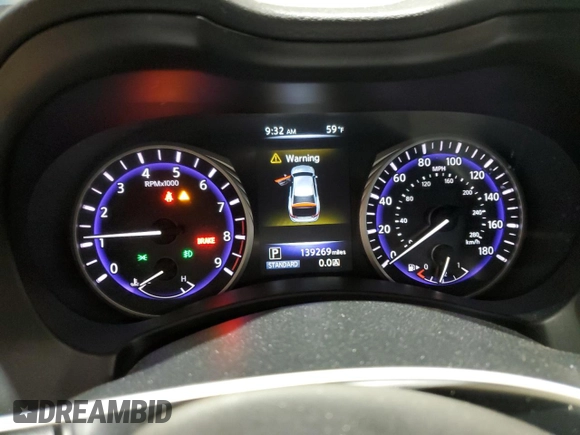 2015 Infiniti Q50 Premium z VIN JN1BV7AP4FM350041, wystawiony jako Copart lot #45012215 z przebiegiem 139 269 mil mil oraz Szkoda całkowita • Salvage title. Historia ofert i sprzedaży dostępna na DreamBid. Obrazek 9.