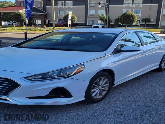 2019 Hyundai Sonata SE with VIN 5NPE24AF2KH739533, listed as a IAAI auction lot 41153663 with 22,829 mi miles and . Bid and sale history available at DreamBid. Image 2.