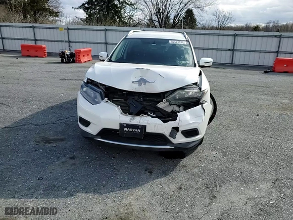 2016 Nissan Rogue SV with VIN KNMAT2MV2GP730524, listed as a Copart auction lot 50573475 with 85,816 mi miles and Salvage Title. Bid and sale history available at carsss.com. Image 12.