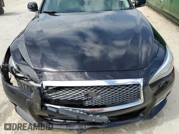 2014 Infiniti Q50 Premium with VIN JN1BV7AP9EM693541, listed as a Copart auction lot 52898005 with 203,157 mi miles and Salvage Title. Bid and sale history available at carsss.com. Image 11.