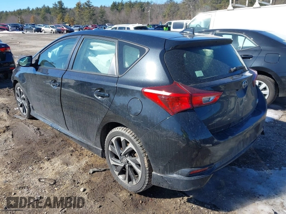 2016 Scion iM with VIN JTNKARJE9GJ517723, listed as a IAAI auction lot 41685044 with 109,291 mi miles. Bid and sale history available at carsss.com. Image 3.