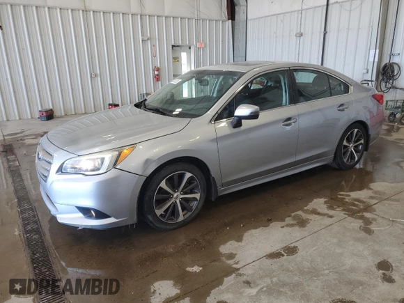 2015 Subaru Legacy Limited with VIN 4S3BNBN64F3043685, listed as a Copart auction lot 56140725 with 24,481 mi miles and Salvage title. Bid and sale history available at DreamBid. Image 1.