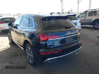 2023 Audi Q5 S line Premium with VIN WA1GAAFY6P2096739, listed as a IAAI auction lot 41699347 with 38,588 mi miles. Bid and sale history available at carsss.com. Image 3.