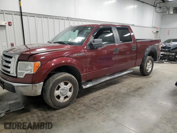 2010 Ford F-150 XL with VIN 1FTFW1E89AFB63855, listed as a Copart auction lot 52537905 with 205,761 mi miles and Clean title. Bid and sale history available at DreamBid. Image 1.