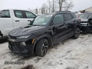 2023 Chevrolet TrailBlazer RS with VIN KL79MUSL6PB208535, listed as a Copart auction lot 47210835 with 0 mi miles and Salvage Title. Bid and sale history available at carsss.com. Image 1.