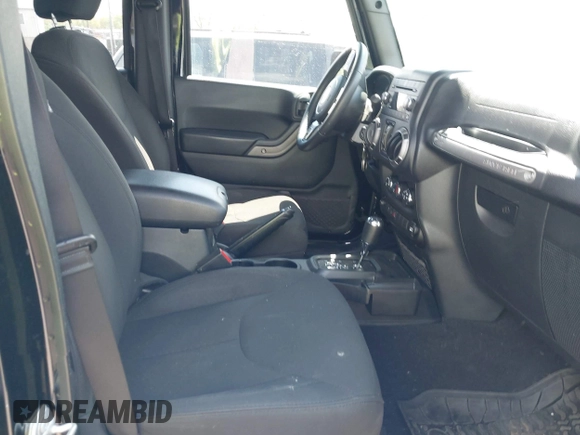 2018 Jeep Wrangler JK Unlimited Sport S with VIN 1C4BJWDG9JL816592, listed as a IAAI auction lot 42187279 with 91,169 mi miles. Bid and sale history available at carsss.com. Image 5.