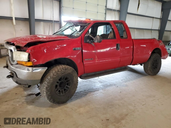 2001 Ford Super Duty F-250 XL with VIN 1FTNX21F31ED77538, listed as a Copart auction lot 50461984 with 153,571 mi miles and Salvage Title. Bid and sale history available at carsss.com. Image 1.