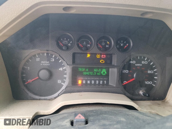 2010 Ford F-250 XL with VIN 1FTSX2BR3AEA58006, listed as a Copart auction lot 79164914 with 324,212 mi miles and Salvage title. Bid and sale history available at DreamBid. Image 9.