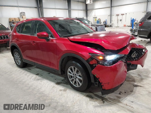 2023 Mazda CX-5 2.5 S with VIN JM3KFBAMXP0224818, listed as a Copart auction lot 85674064 with 4,408 mi miles and Salvage Title. Bid and sale history available at carsss.com. Image 4.