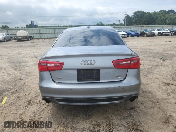 2012 Audi A6 Prestige with VIN WAUJGAFC2CN070787, listed as a Copart auction lot 60617945 with 193,589 mi miles and Salvage title. Bid and sale history available at DreamBid. Image 6.