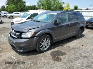 2014 Dodge Journey SXT z VIN 3C4PDCBB1ET268911, wystawiony jako Copart lot #58840195 z przebiegiem 142 588 mil mil oraz Czysty tytuł • Clean title. Historia ofert i sprzedaży dostępna na DreamBid. Obrazek 1.
