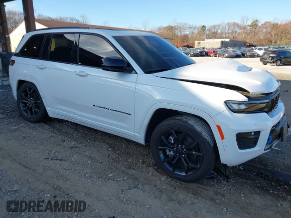 2024 Jeep Grand Cherokee with VIN 1C4RJYB63R8510782, listed as a IAAI auction lot 40878374 with 2,396 mi miles and . Bid and sale history available at DreamBid. Image 1.
