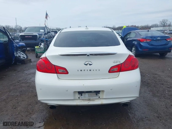 2013 Infiniti G37 Sedan x with VIN JN1CV6AR9DM763652, listed as a IAAI auction lot 41935764 with 122,030 mi miles. Bid and sale history available at carsss.com. Image 16.