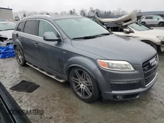 2008 Audi Q7 4.2L Premium with VIN WA1EV74LX8D037625, listed as a Copart auction lot 42424435 with 175,993 mi miles and Salvage Title. Bid and sale history available at carsss.com. Image 4.