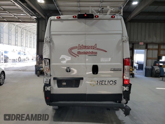 2023 Ram ProMaster Cargo with VIN 3C6MRVHG7PE510280, listed as a Copart auction lot 76764844 with 81,689 mi miles and Salvage Title. Bid and sale history available at carsss.com. Image 6.