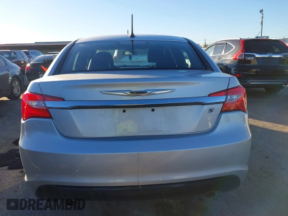 2012 Chrysler 200 S with VIN 1C3CCBHGXCN188538, listed as a IAAI auction lot 41085313 with 107,002 mi miles and . Bid and sale history available at DreamBid. Image 15.