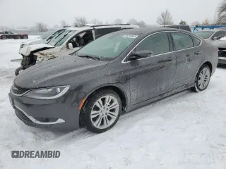 2015 Chrysler 200 Limited with VIN 1C3CCCAG0FN740388, listed as a Copart auction lot 88290665 with 145,488 mi miles and Clean Title. Bid and sale history available at carsss.com. Image 1.