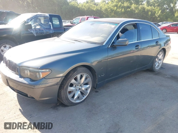 2003 BMW 7 Series 745i с VIN WBAGL63483DP67791, выставлен на аукционе IAAI как лот 42497324 с пробегом 159 548 миль миль и . История ставок и продаж доступна на DreamBid. Изображение 2.