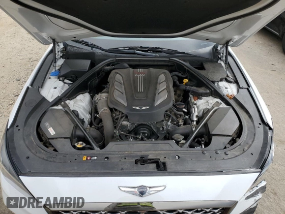 2019 Genesis G80 3.3T Sport with VIN KMHGN4JB0KU295809, listed as a Copart auction lot 47528785 with 85,173 mi miles and Salvage Title. Bid and sale history available at carsss.com. Image 11.