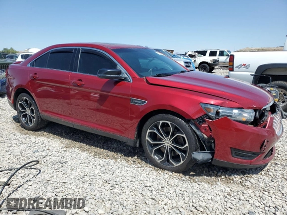 2016 Ford Taurus SHO with VIN 1FAHP2KT6GG131975, listed as a Copart auction lot 62028305 with 130,737 mi miles and Salvage title. Bid and sale history available at DreamBid. Image 4.