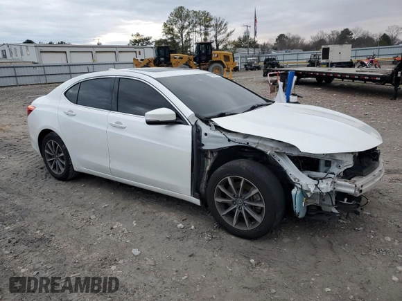 2018 Acura TLX w/Technology Pkg with VIN 19UUB1F58JA001141, listed as a Copart auction lot 42558325 with 130,099 mi miles and Salvage Title. Bid and sale history available at carsss.com. Image 4.