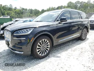 2022 Lincoln Aviator Reserve with VIN 5LM5J7WC8NGL09123, listed as a Copart auction lot 62809385 with Not provided miles and Salvage title. Bid and sale history available at DreamBid. Image 1.