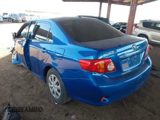 2009 Toyota Corolla with VIN JTDBL40E399054551, listed as a IAAI auction lot 42004147 with 1 mi miles. Bid and sale history available at carsss.com. Image 3.