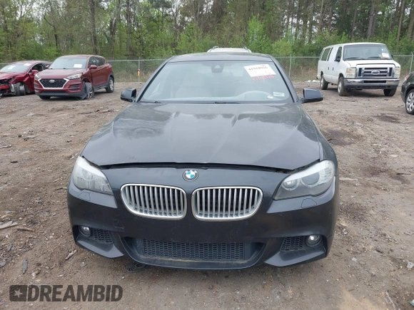 2013 BMW 5 Series 550i with VIN WBAFR9C55DDX80830, listed as a IAAI auction lot 41918926 with 141,544 mi miles and . Bid and sale history available at carsss.com. Image 12.