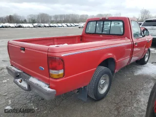 1997 Ford Ranger XLT with VIN 1FTCR10A8VPA12915, listed as a Copart auction lot 82215254 with 154,788 mi miles and Salvage Title. Bid and sale history available at carsss.com. Image 3.