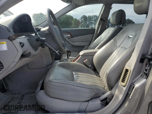 2005 Mercedes-Benz S 55 AMG with VIN WDBNG74J15A455422, listed as a Copart auction lot 54791415 with 144,796 mi miles and Clean Title. Bid and sale history available at DreamBid. Image 7.