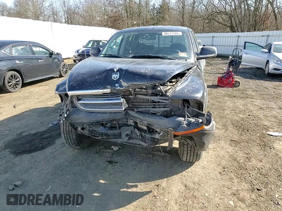 2004 Dodge Dakota Sport with VIN 1D7HG38K74S580630, listed as a Copart auction lot 46571505 with 0 mi miles and Salvage Title. Bid and sale history available at carsss.com. Image 11.