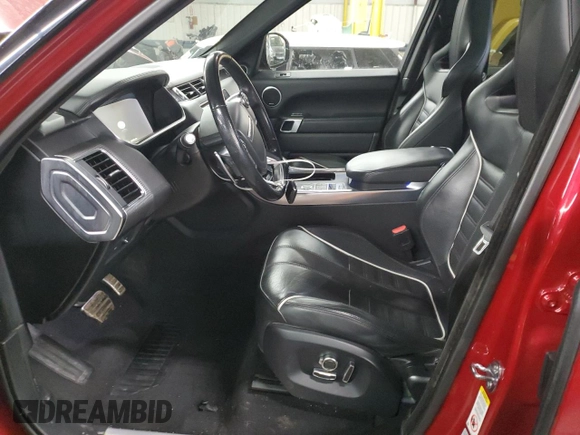 2016 Land Rover Range Rover Sport SVR with VIN SALWZ2EFXGA123133, listed as a Copart auction lot 89399755 with 80,768 mi miles and Salvage title. Bid and sale history available at DreamBid. Image 7.