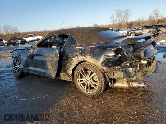 2017 Ford Mustang GT Premium с VIN 1FATP8FF7H5311092, выставлен на аукционе Copart как лот 88646435 с пробегом 62 917 миль миль и Списание • Salvage title. История ставок и продаж доступна на DreamBid. Изображение 2.