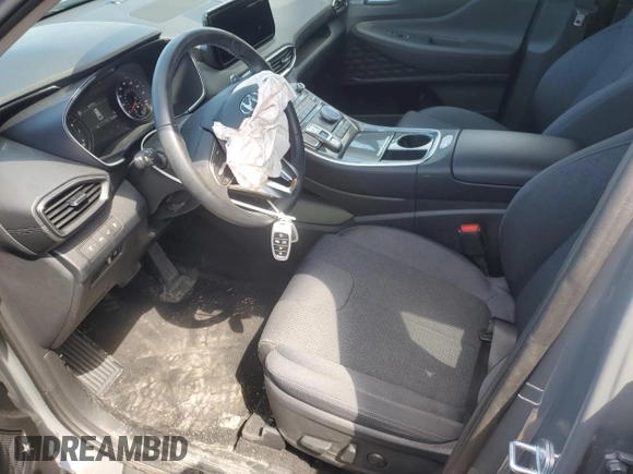 2023 Hyundai Santa Fe SEL with VIN 5NMS2DAJ9PH621278, listed as a Copart auction lot 53709935 with 12,358 mi miles and Salvage Title. Bid and sale history available at DreamBid. Image 7.