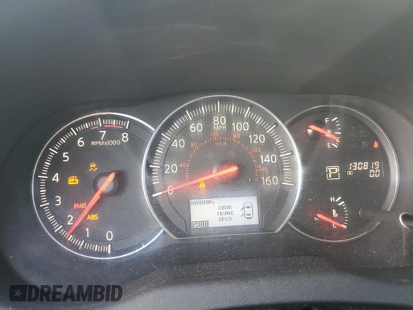 2012 Nissan Maxima S with VIN 1N4AA5AP6CC846071, listed as a Copart auction lot 57105805 with 130,819 mi miles and Clean title. Bid and sale history available at DreamBid. Image 9.