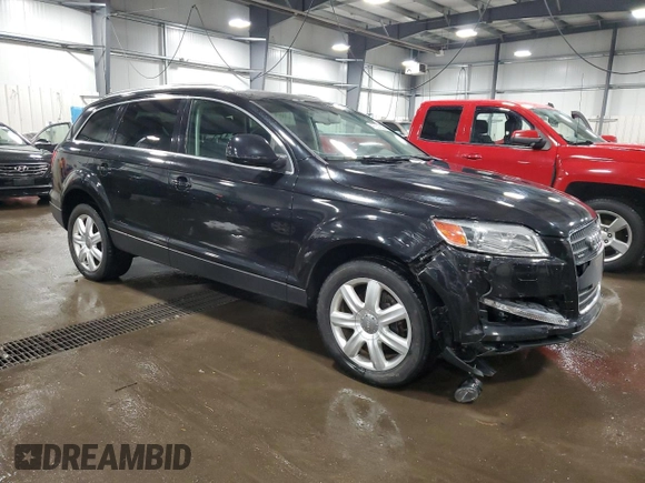 2008 Audi Q7 Premium with VIN WA1BY74L08D018785, listed as a Copart auction lot 47551055 with 136,130 mi miles and Salvage title. Bid and sale history available at DreamBid. Image 4.