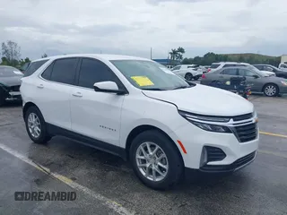 2022 Chevrolet Equinox LT z VIN 3GNAXKEV5NL259715, wystawiony jako IAAI lot #42184199 z przebiegiem 18 123 mil mil oraz . Historia ofert i sprzedaży dostępna na DreamBid. Obrazek 1.
