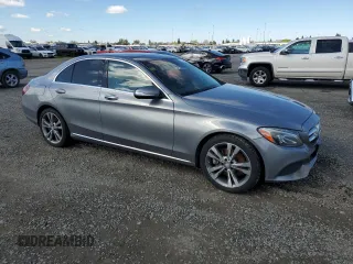 2015 Mercedes-Benz C 300 Luxury with VIN 55SWF4KB3FU023876, listed as a Copart auction lot 51646055 with 192,852 mi miles and Salvage Title. Bid and sale history available at DreamBid. Image 4.