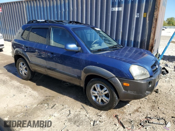 2006 Hyundai Tucson GLS with VIN KM8JN72D06U299341, listed as a Copart auction lot 74022094 with 222,070 mi miles and Non Repairable. Bid and sale history available at carsss.com. Image 4.