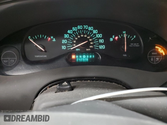 2005 Buick Century Custom with VIN 2G4WS52J851109403, listed as a Copart auction lot 78575594 with 242,928 mi miles and Salvage Title. Bid and sale history available at carsss.com. Image 9.