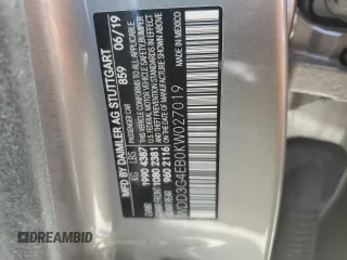 2019 Mercedes-Benz A 220 with VIN WDD3G4EB0KW027019, listed as a Copart auction lot 49398305 with 67,751 mi miles and Salvage Title. Bid and sale history available at DreamBid. Image 12.