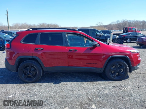 2017 Jeep Cherokee Sport with VIN 1C4PJMAB8HW648052, listed as a IAAI auction lot 41748439 with 177,435 mi miles. Bid and sale history available at carsss.com. Image 13.
