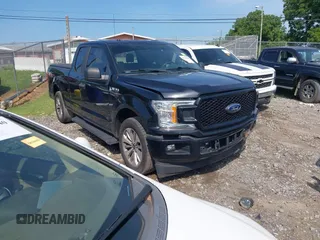2018 Ford F-150 XL with VIN 1FTEX1CPXJKE63642, listed as a IAAI auction lot 42768090 with 147,219 mi miles and . Bid and sale history available at DreamBid. Image 1.