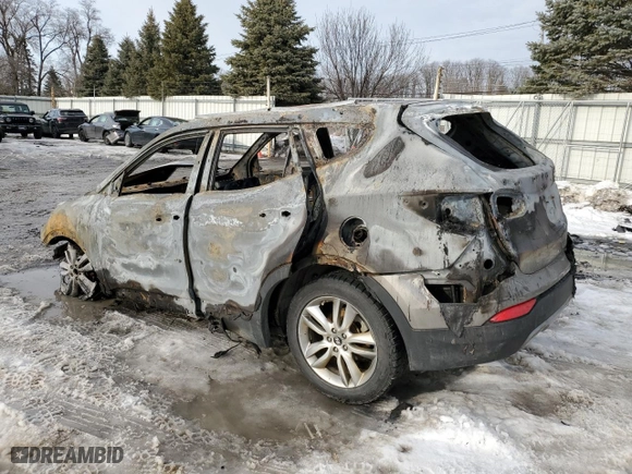 2013 Hyundai Santa Fe 2.0T Sport with VIN 5XYZUDLA6DG006862, listed as a Copart auction lot 46510245 with 0 mi miles and Non Repairable. Bid and sale history available at carsss.com. Image 2.