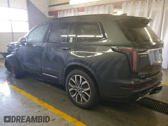 2022 Cadillac XT6 Sport with VIN 1GYKPGRS3NZ178080, listed as a Copart auction lot 77901344 with 35,221 mi miles and Clean Title. Bid and sale history available at carsss.com. Image 2.