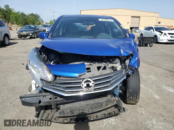 2014 Nissan Note SV with VIN 3N1CE2CP4EL354006, listed as a Copart auction lot 57035015 with Not provided miles and Salvage title. Bid and sale history available at DreamBid. Image 5.